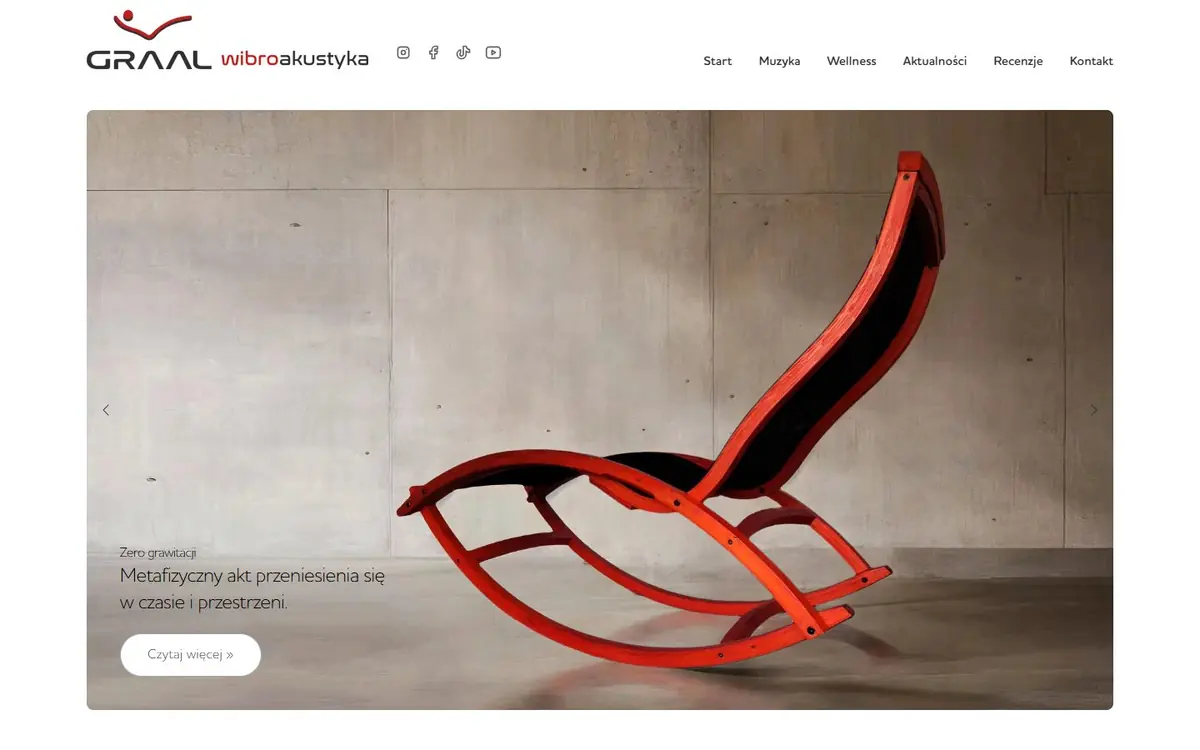 wibroakustyka.ai: the Graal acoustic chair.